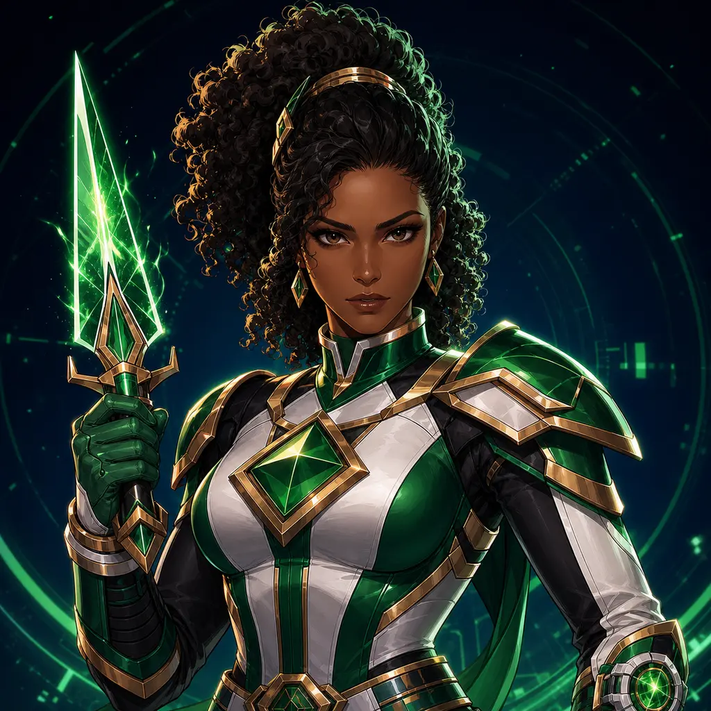 Portrait of Green Spectrum Ranger