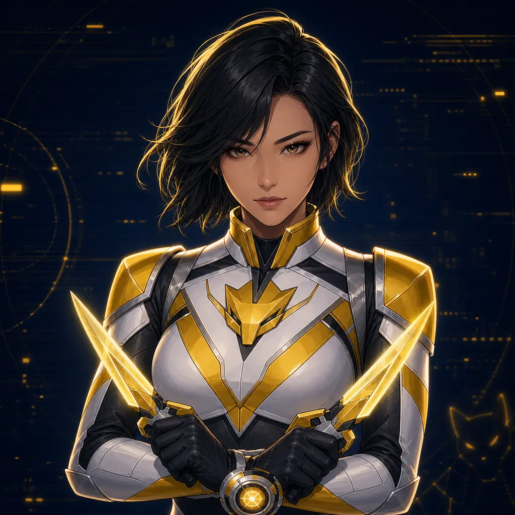 Portrait of Yellow Spectrum Ranger